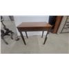 Image 1 : Vintage Wooden Piano Bench Hinged Top and Turned Legs 22 x 25 x 14"