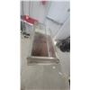 Image 6 : Vintage Curved Glass Retail Display Case with Chrome Frame 12 x 24 x 23" Antique