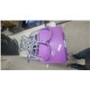 Image 1 : Pilates Pro Chair by Life's a Beach Folding Exercise Machine, Purple