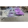 Image 2 : Pilates Pro Chair by Life's a Beach Folding Exercise Machine, Purple