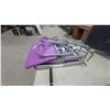 Image 3 : Pilates Pro Chair by Life's a Beach Folding Exercise Machine, Purple