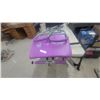 Image 4 : Pilates Pro Chair by Life's a Beach Folding Exercise Machine, Purple