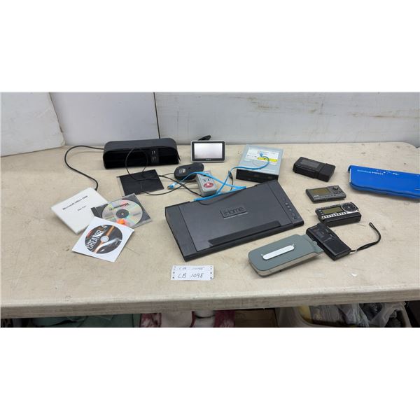 iHome Bluetooth Keyboard and Wireless Speaker with Sony GPS, Software CDs, and More