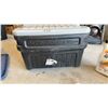 Image 6 : Rubbermaid ActionPacker Storage Container with Full Quaker State Oil, Prestone, Castro & WD40 Half