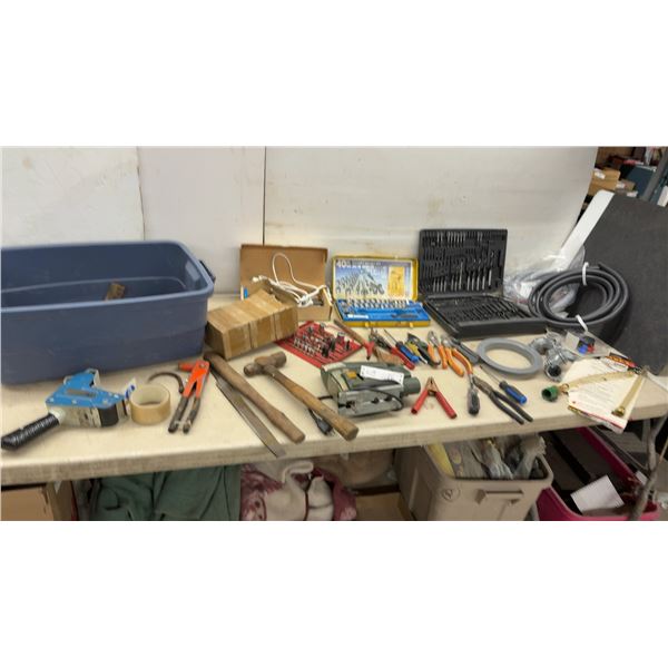 Hand Tools, Ratchets, Sockets, 6 Feet 10 Gauge Wire and More
