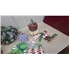 Image 5 : Artificial Christmas Garland with Pinecones, Berries, Faux Snow, Decorative Tin, and More