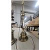 Image 4 : Three Vintage Brass-Tone Table Lamps, Two Matching Tiered Fluted Column Design and More