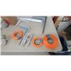 Image 2 : L-Shaped Shelf Support Brackets, Orange Strapping Rolls, Electical and More