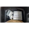 Image 3 : Rubbermaid ActionPacker 24-Gallon Storage Container, Dampersexhast Hoods Paint Rollers Paint Tape