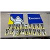 Image 1 : Michelin Promotional Banner and 21 New Whizkers Pickerel Rigs Size 2/0 36" Length