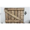 Image 3 : Rustic Reclaimed Wood Barn Door with Z-Brace Construction, Approx 60 x 33"