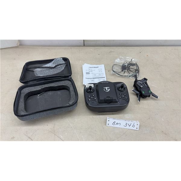 Foldable Mini Drone with Camera, Remote Controller, Carrying Case, and More