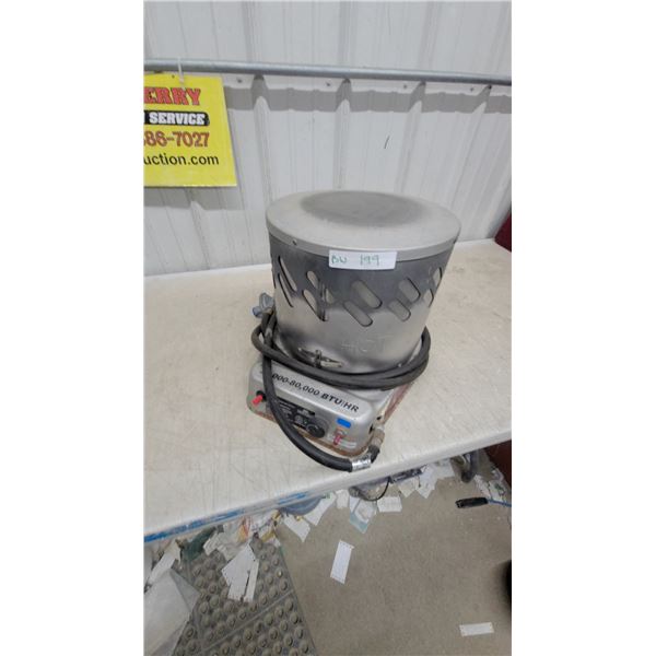 Dyna-Glo GHP080 Radiant Propane Heater, 30000-80,000 BTU/Hr with Hose and Regulator