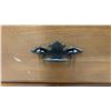 Image 5 : Traditional Oak Single Pedestal Desk with 4 Drawers and Brass Bail Pulls 49 x 17 x 30