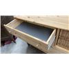 Image 4 : Ikea Fjelldal Pine Chest of Drawers with Wicker Baskets 43 x 16 x 34