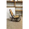 Image 3 : Thonet-Style Bentwood Rocking Chair with Caned Seat and Back