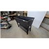 Image 3 : Dark Gray Composite Raised Garden Bed with Metal Frame and Drainage Grids 34 x 44 x 18"