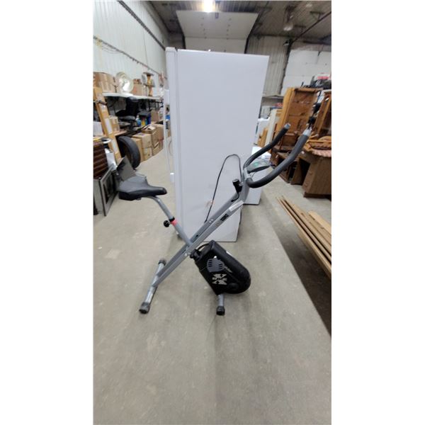 X-Bike Foldable Upright Exercise Bike with Digital Display