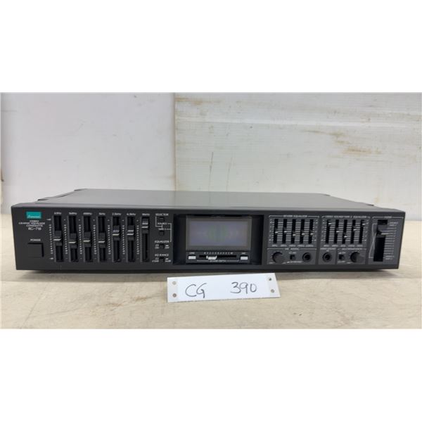 Sansui RG-710 Stereo Graphic Equalizer with Reverb and Video Sound Equalizer
