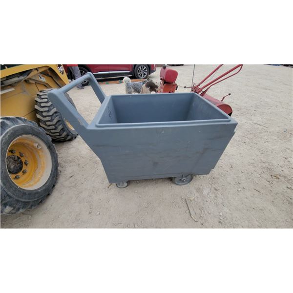 Follett Mobile Ice Cart with Integrated Handle and Casters
