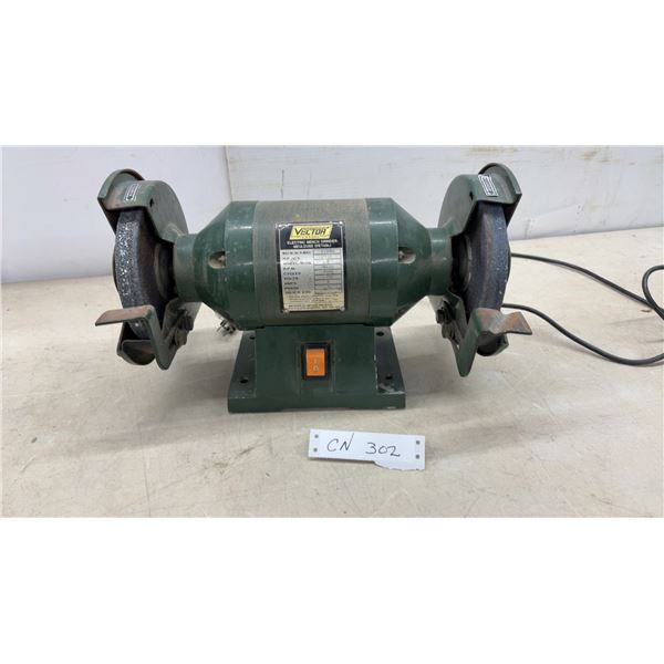Vector Canada V1095 Electric Bench Grinder, 1/2 HP, 6" Wheels, 3400 RPM, 115V