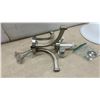 Image 4 : Brushed Nickel Three-Light Semi-Flush Mount Ceiling Fixture with Furniture Fix Panels