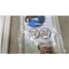 Image 7 : Brushed Nickel Three-Light Semi-Flush Mount Ceiling Fixture with Furniture Fix Panels
