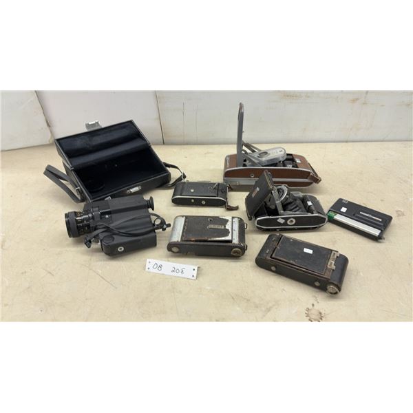 Sankyo Super LXL 250 Super 8 Movie Camera with Case, Vintage Folding Cameras, and More