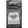 Image 2 : Harley-Davidson Genuine MotorClothes Two-Tone Perforated Leather Motorcycle Jacket, Size Medium