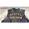 Image 4 : Harley-Davidson Genuine MotorClothes Two-Tone Perforated Leather Motorcycle Jacket, Size Medium