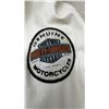 Image 6 : Harley-Davidson Genuine MotorClothes Two-Tone Perforated Leather Motorcycle Jacket, Size Medium
