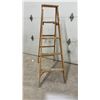 Image 2 : Louisville 5-Foot Wooden A-Frame Step Ladder, Missing Pain Tray Holder