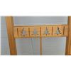Image 3 : Wooden Screen Door Frame with Pine Tree Cutout Design, 32 x 81"