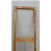 Image 4 : Wooden Screen Door Frame with Pine Tree Cutout Design, 32 x 81"