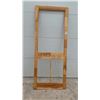 Image 6 : Wooden Screen Door Frame with Pine Tree Cutout Design, 32 x 81"