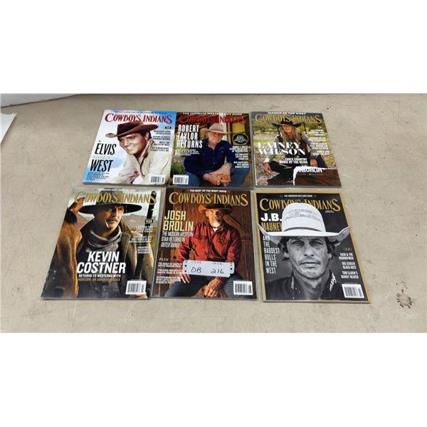 Cowboys & Indians Magazine Collection Featuring Elvis, Costner, Brolin, and More