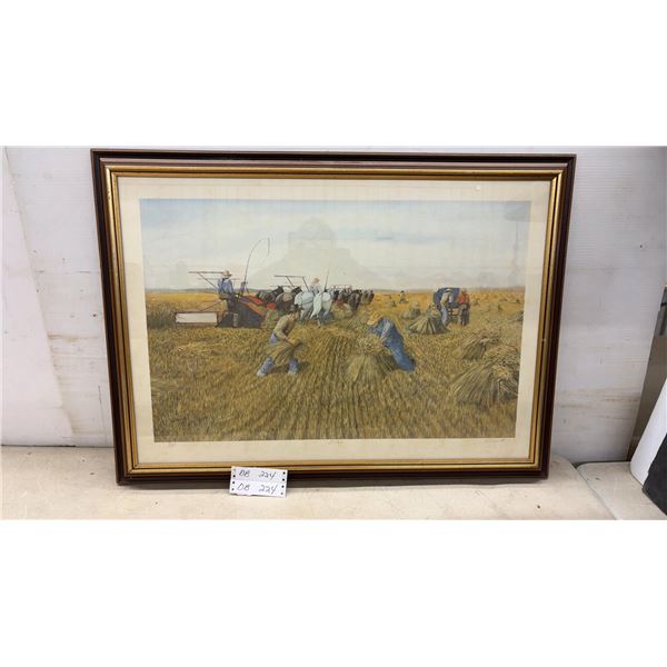 Armand Paquette "Binders" Limited Edition Signed and Numbered Print, 15/275, Framed, 24 x 34"