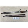 Image 1 : German Model 1884/98 Bayonet with Metal Scabbard, 20" Overall Length