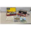 Image 1 : A.C. Gilbert Erector Set with Metal Case, Meccano Magazines, and More