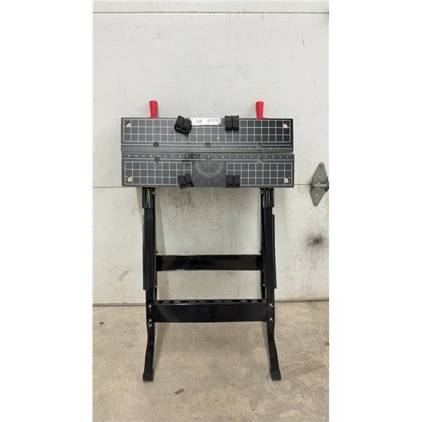 Jobmate Portable Folding Clamping Workbench Project Center with Integrated Ruler