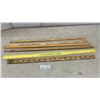 Image 1 : Vintage Promotional Wooden Yardsticks, Benjamin Moore, John Deere, Thompson Products, and More