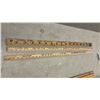 Image 2 : Vintage Promotional Wooden Yardsticks, Benjamin Moore, John Deere, Thompson Products, and More