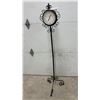 Image 1 : Grand Central Terminal New York Decorative Wrought Iron Floor Double Sided Clock with Tripod Base