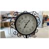 Image 7 : Grand Central Terminal New York Decorative Wrought Iron Floor Double Sided Clock with Tripod Base