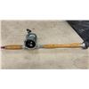 Image 2 : Penn Senator Model 113 Conventional Reel with Wooden Handle Fishing Rod