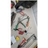 Image 4 : DeWalt Tool Bag with Irwin Hacksaw, Pipe Wrench, Files, Pliers, Pipe Cutter, and More