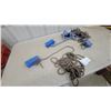 Image 1 : Blue Metal Magnetic River Drags with Rope, Set of Three