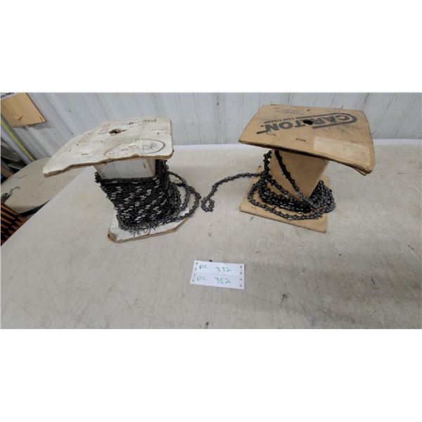 Carlton Chromel Chainsaw Chain, 3/8" Pitch, 0.043" Gauge, Two Bulk Spools