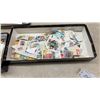 Image 8 : Stamp Collection with 1981-86 Worldwide Supplement Album, Loose USA & Canada Stamps, and More