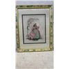 Image 6 : Four Framed Needlepoint Artworks Depicting Angels and Figures, Largest 16 x 20"